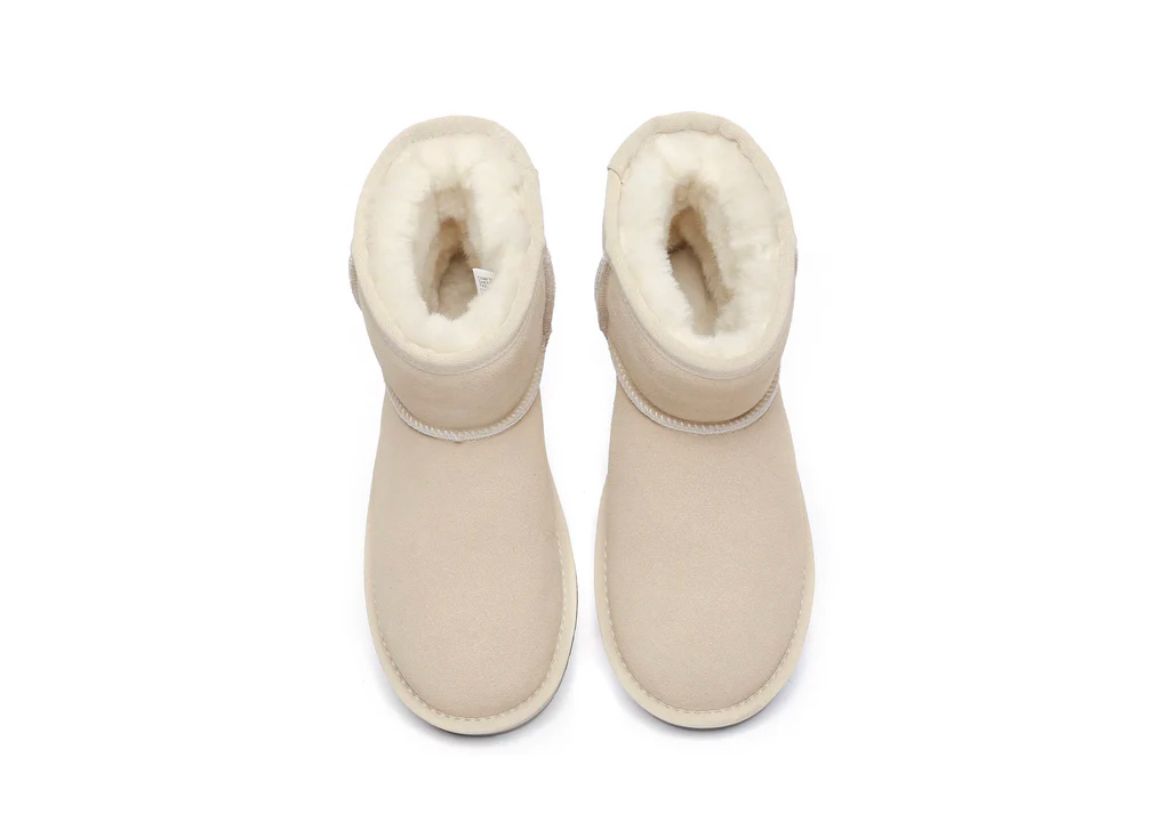 AUSTRALIAN SHEPHERD UGG Boots Sheepskin Wool Mini Classic Suede